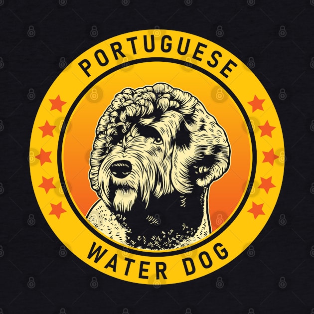 Portuguese Water Dog Portrait by millersye